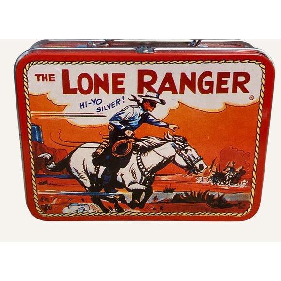 Hallmark Keepsake The Lone Ranger Tin Lunch Box Ornament 1997 Limited Edition - Picture 6 of 13
